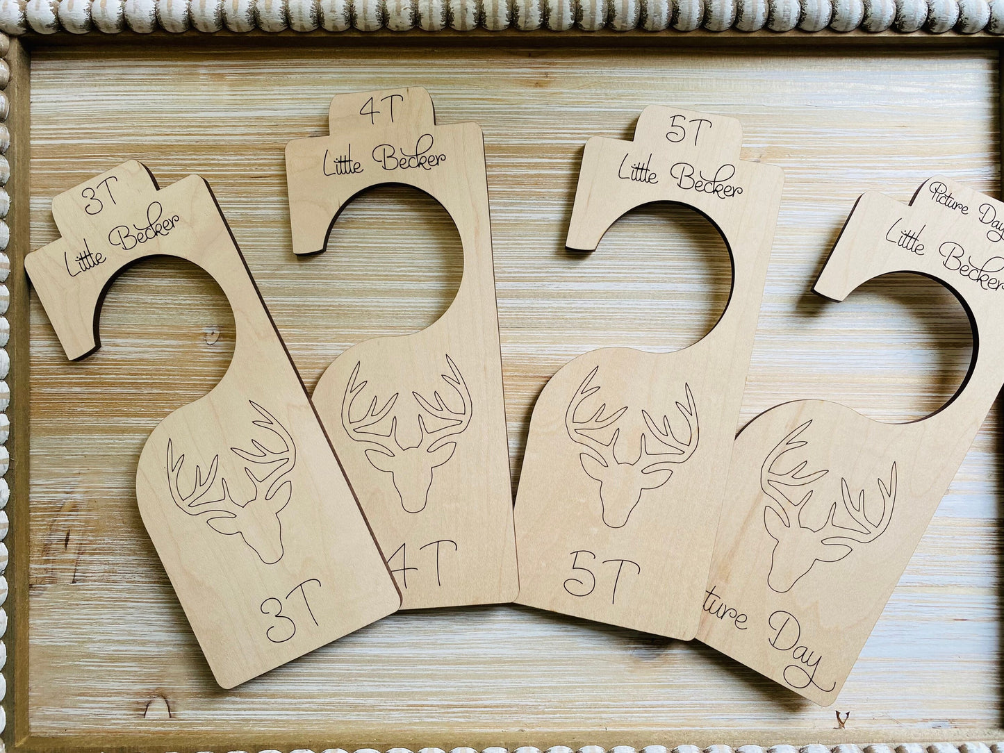 Baby Clothes Divider / Newborn Hangers / Baby Closet Hangers / Nursery Closet Divider / Deer Head Nursery / Baby Closet Divider