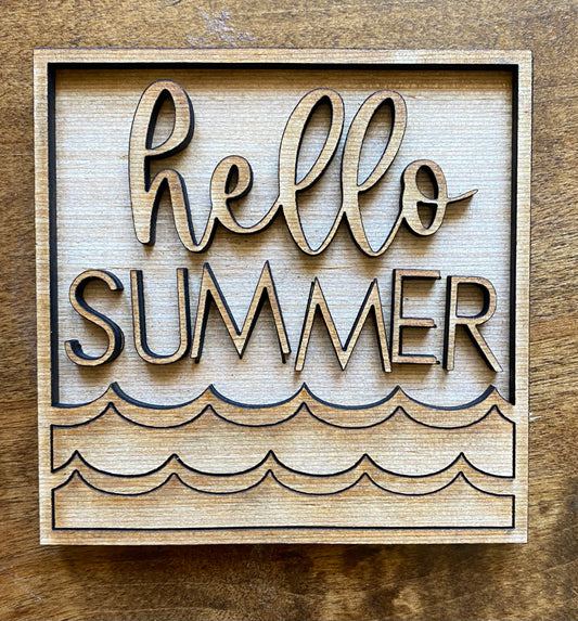 Hello Summer Tile Insert