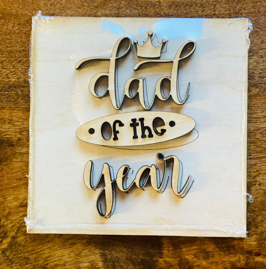 Dad of the Year Tile Insert