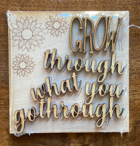 Grow Through Sunflower Tile Insert