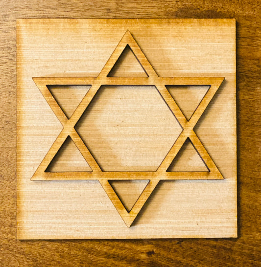 Hanukkah Star of David Tile Inserts