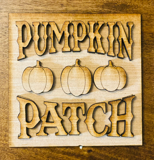 Pumpkin Patch Tile Insert
