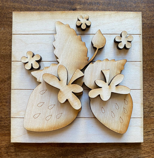 Strawberries Tile Insert