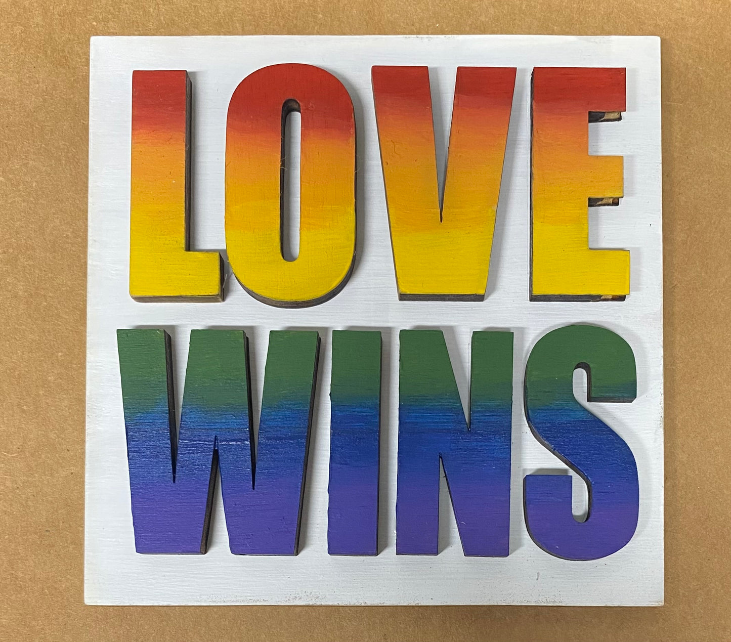 Love Wins Tile Insert