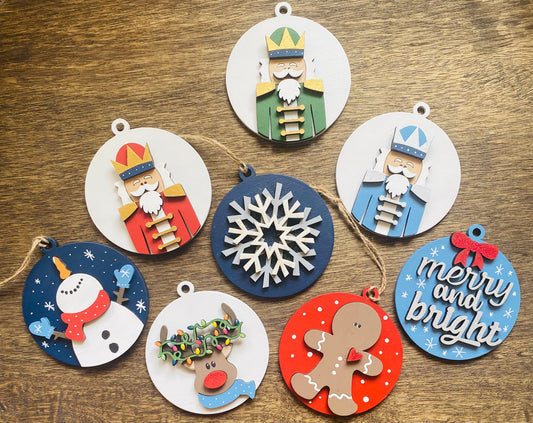 Hand Painted Holiday Ornaments