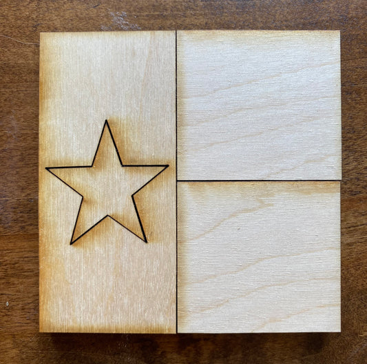 Texas Flag Tile Insert