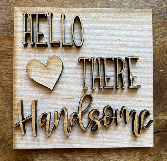 Hello, Handsome Bathroom Tile Insert