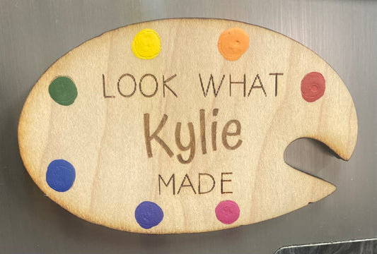 Painter's Palette Look What I Did Magnet
