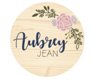 Aubree Sign Aubrey Custom Floral Name Sign β Mockingbird and Fox