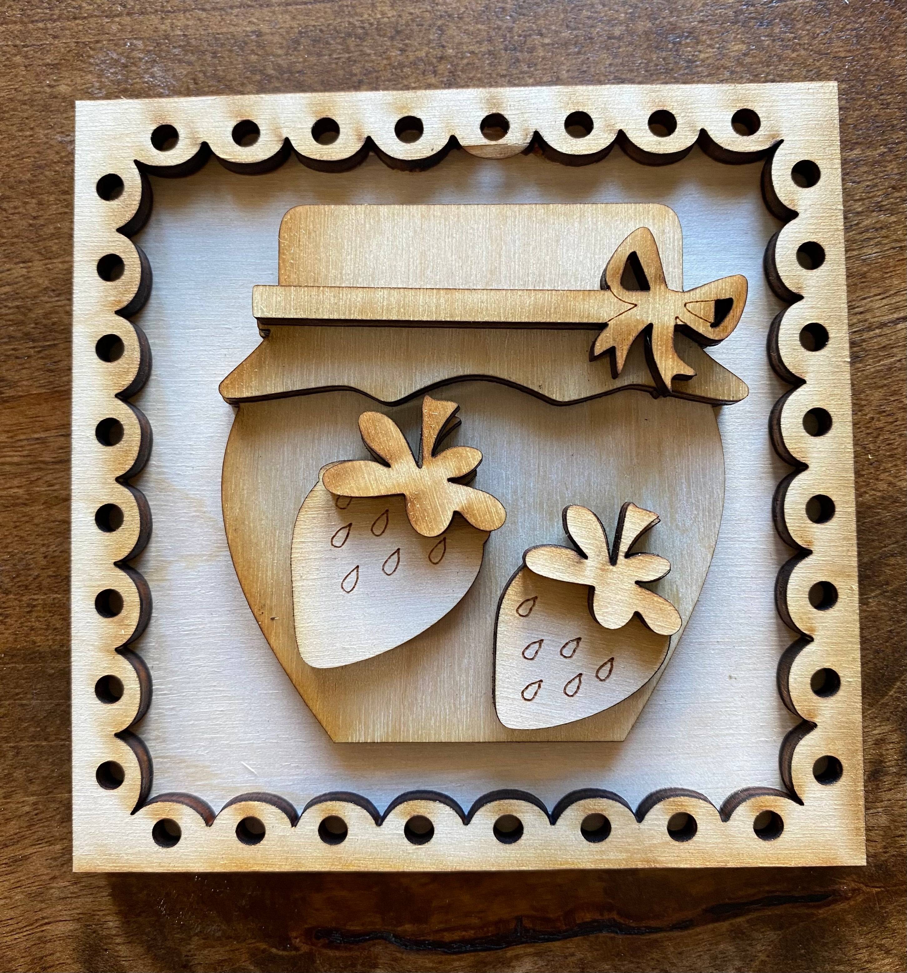 Strawberry Jam Tile Insert – Mockingbird and Fox