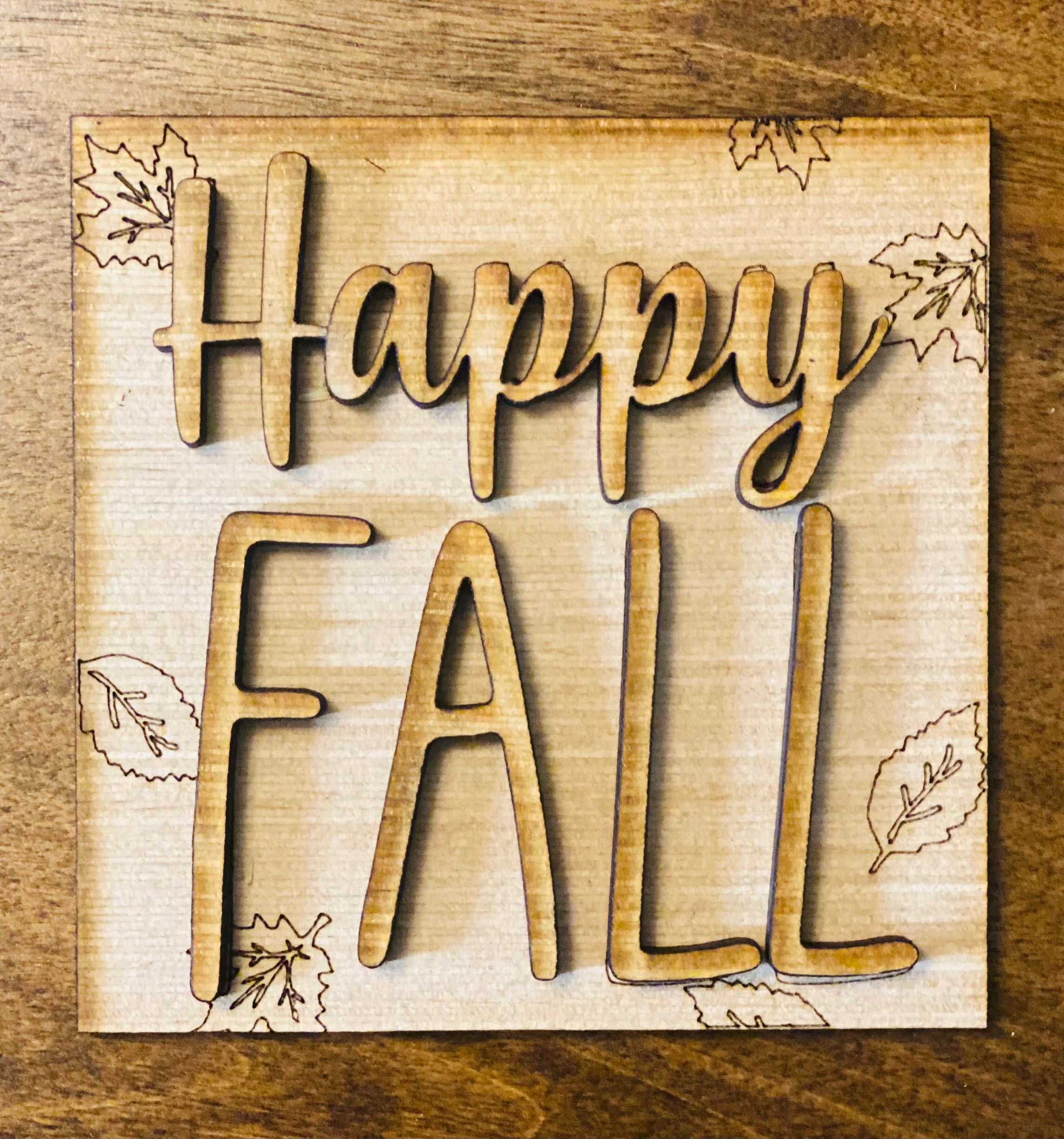 Happy Fall Tile Inserts – Mockingbird and Fox