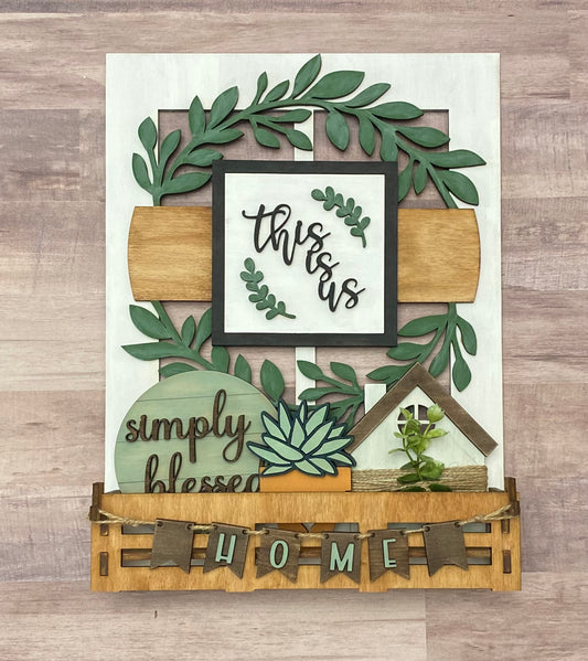 Window Box with Interchangeable Frame
