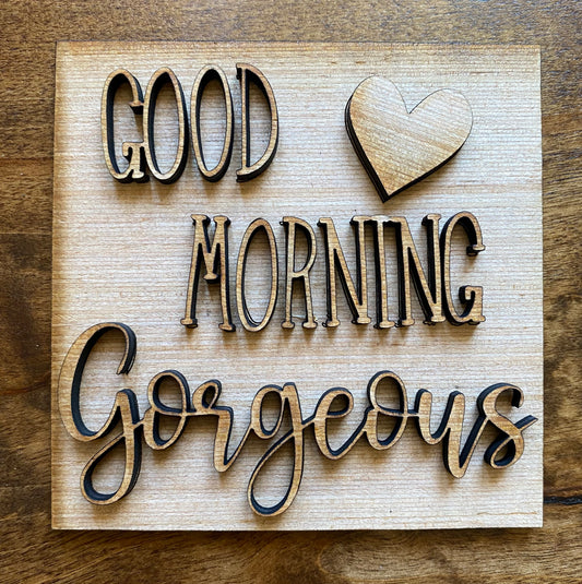 Good Morning, Gorgeous Bathroom Tile Insert